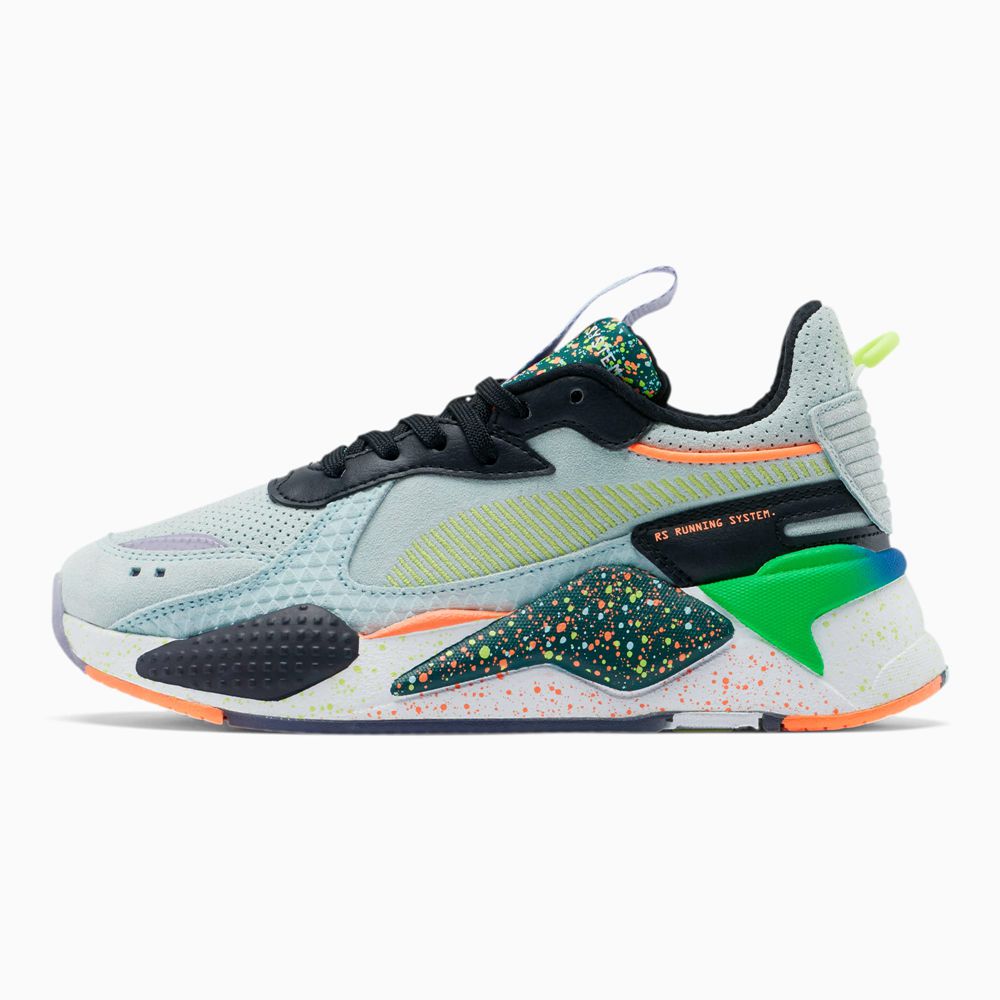 Puma RS-X Fourth Dimension Fiú Sportcipő - Világos Türkiz/MélyZöld ( Hungary - DZJTG2718 )